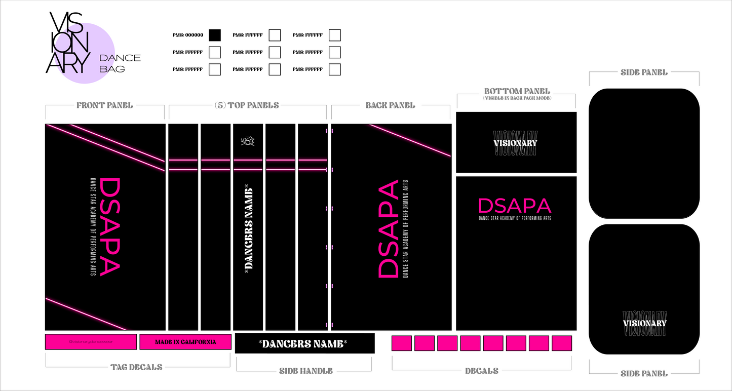 D.S.A.P.A Visionary Dance Bag