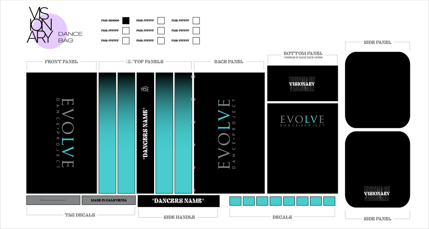Evolve Dance Project Visionary Dance Bag