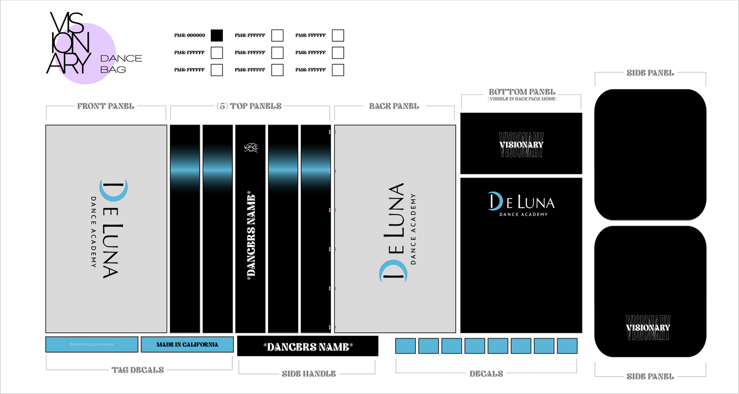 De Luna Dance Academy Visionary Dance Bag